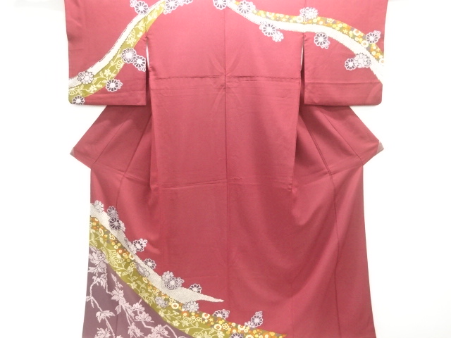 Japanese Kimono / Homongi Tsukesake Silk